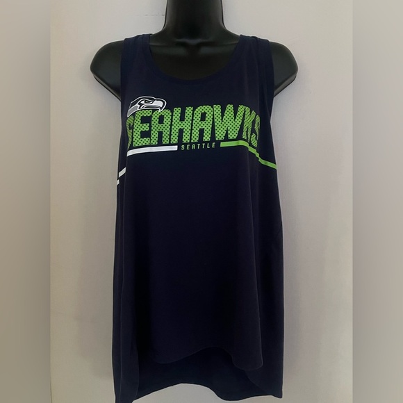 Seattle Seahawks Navy Tank Top - Picture 1 of 3